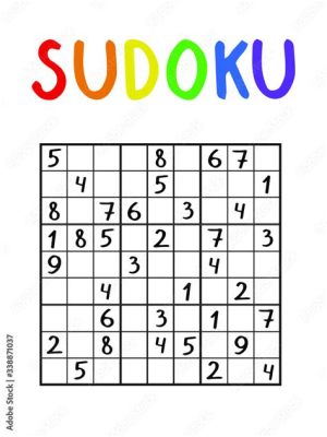 Sudoku - เกมตัวเลขคลาสสิกที่ท้าทายสมองและความอดทน!